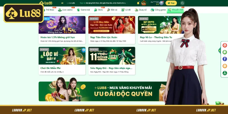 Các sự kiện khuyến mãi Lu88 nổi bật nhất hiện nay