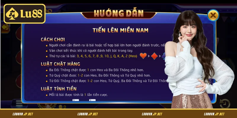 Hướng dẫn chi tiết chơi Tiến lên miền nam Lu88