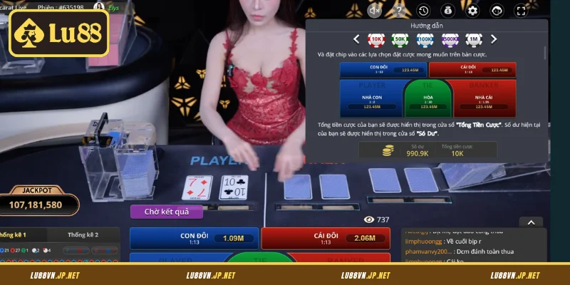 Luật chơi Baccarat Lu88 đơn giản và dễ nắm bắt tại nhà cái