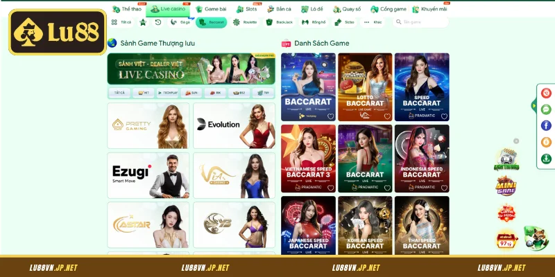 Nên chơi Baccarat Lu88 không?