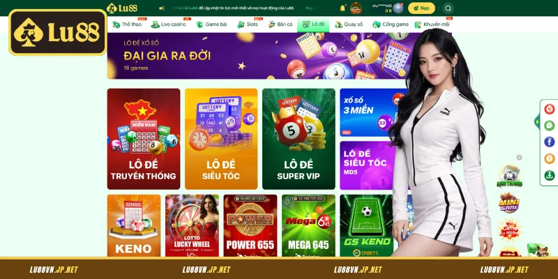 Sức hút lớn từ các game lô đề Lu88
