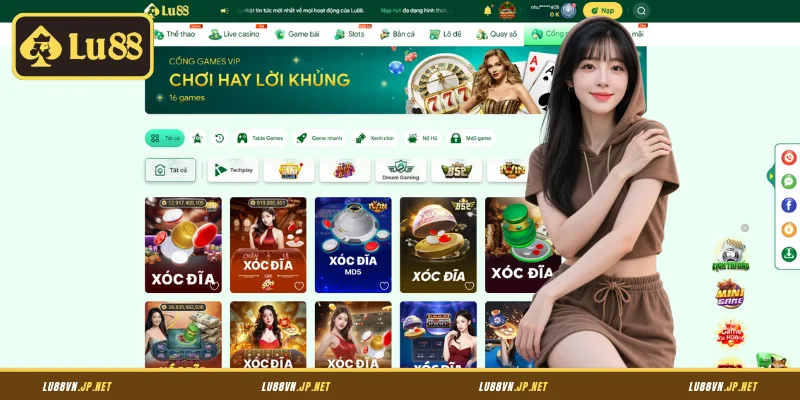 Thế mạnh hiếm thấy của Xóc Đĩa Lu88